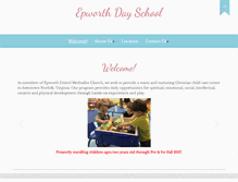 Tablet Screenshot of epworthdayschool.org